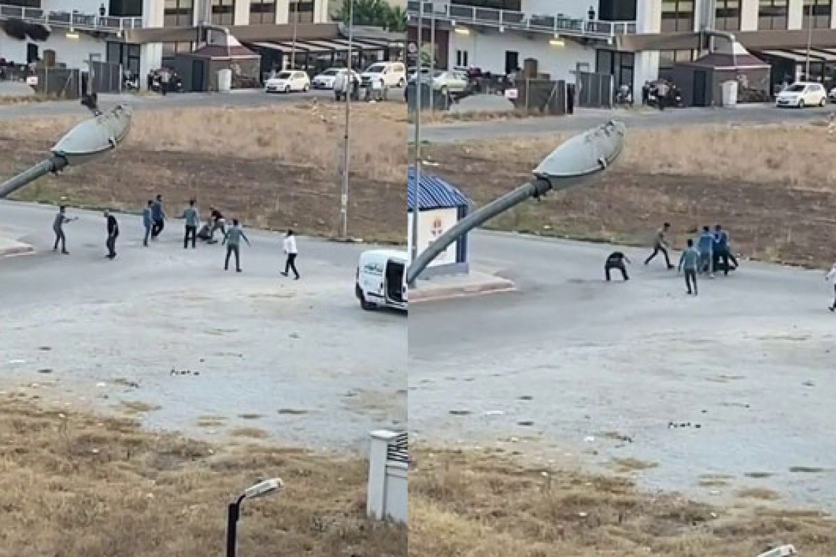 Adana’da 9 kişinin bıçaklı ve sopalı kavgası kameralara yansıdı