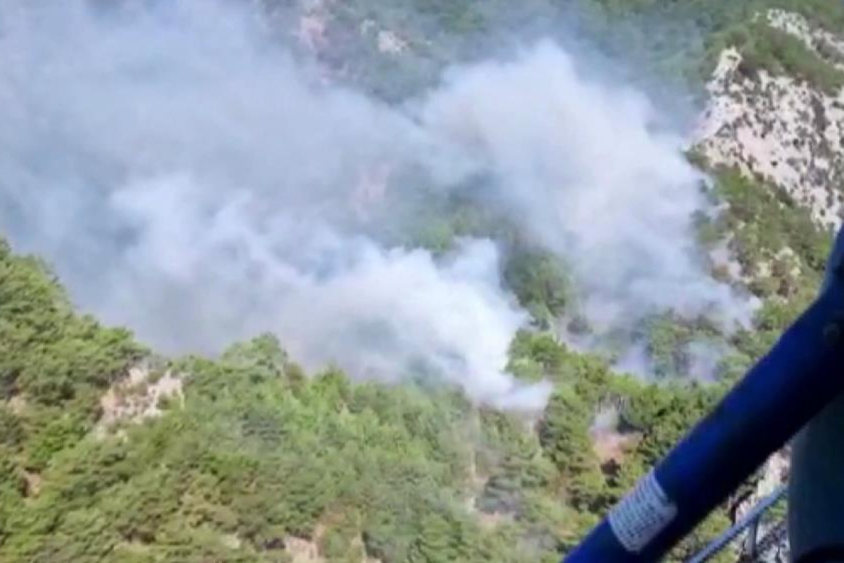 Kazdağları’nda yangın! 4 helikopter müdahale ediyor, 2 yangın söndürme uçağı yolda