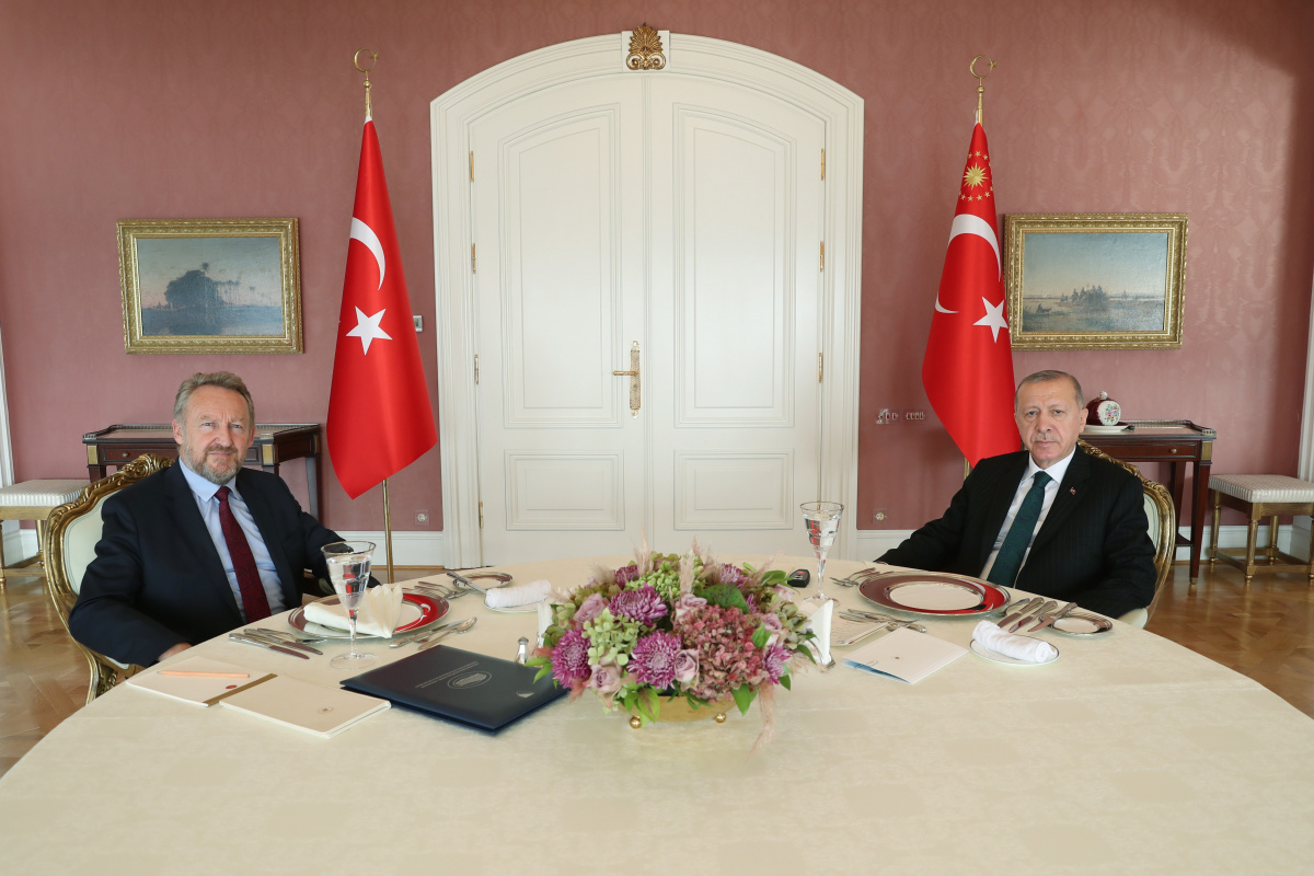 Cumhurbaşkanı Erdoğan Bosna Hersek Halklar Meclisi Başkanlık Divanı Üyesi İzetbegoviç’i kabul etti